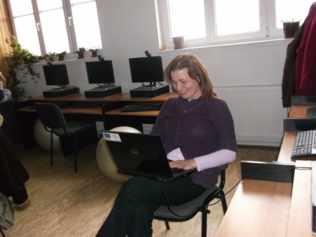 Andrea tvorí asi vtipný test ;)