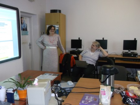 Pani domáca a vzácna návšteva 